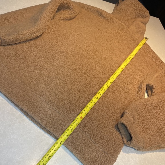 BABATON Lisa' Teddy Fleece Hoodie oversized XS camel ⭐️⭐️⭐️⭐️ - Picture 5 of 15